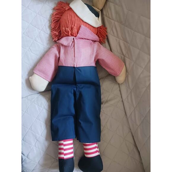 Pair of Vintage Raggedy Ann and Andy Rag Dolls - Picture 9 of 9